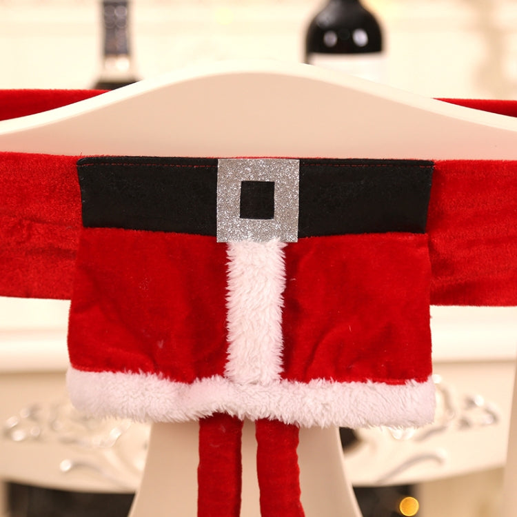 Decorazioni per la copertura della sedia di Natale Ornamenti per la tavola di Natale