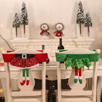 Decorazioni per la copertura della sedia di Natale Ornamenti per la tavola di Natale