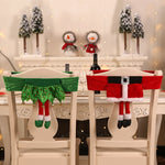 Decorazioni per la copertura della sedia di Natale Ornamenti per la tavola di Natale