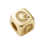 3 pezzi braccialetto con perline con lettera inglese in ottone micro-intarsiato coppia cordino rosso tirare gioielli braccialetto fai da te, A, B, C, D, E, F, G, H, I, J, K, L, M, N, O, P, Q, R, S, T, U, V, W, X