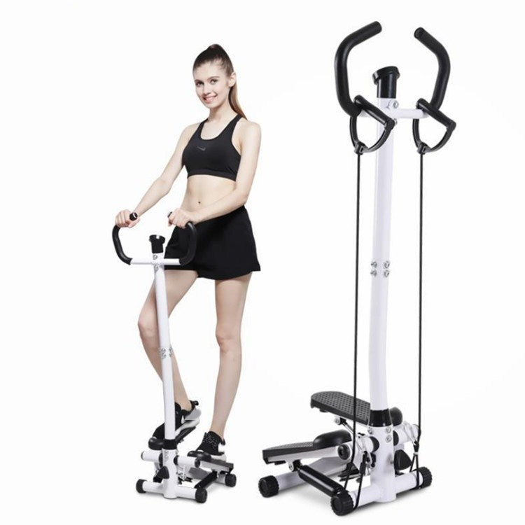 Stepper idraulico multifunzionale per attrezzature per il fitness con bracciolo muto per uso domestico, with Drawstring and Carpet, with Drawstring, Basic