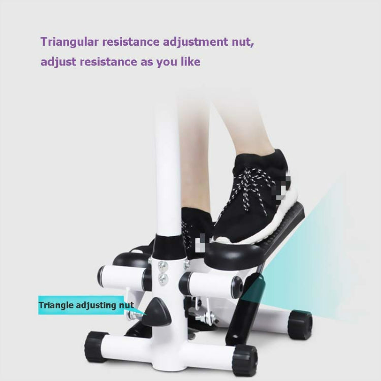 Stepper idraulico multifunzionale per attrezzature per il fitness con bracciolo muto per uso domestico, with Drawstring and Carpet, with Drawstring, Basic