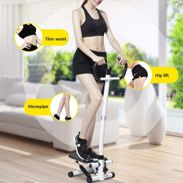Stepper idraulico multifunzionale per attrezzature per il fitness con bracciolo muto per uso domestico, with Drawstring and Carpet, with Drawstring, Basic