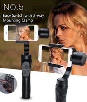 Stabilizzatore cardanico portatile a 3 assi per fotocamera