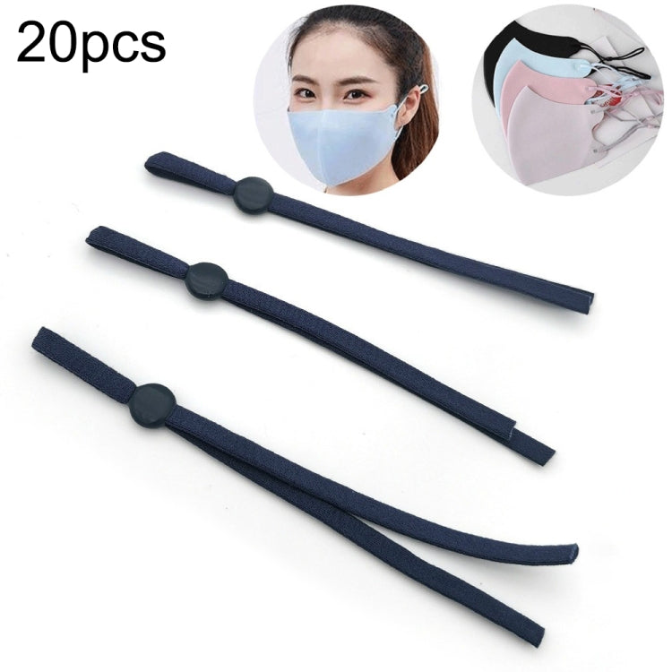 Corda elastica regolabile per maschera 20 pezzi