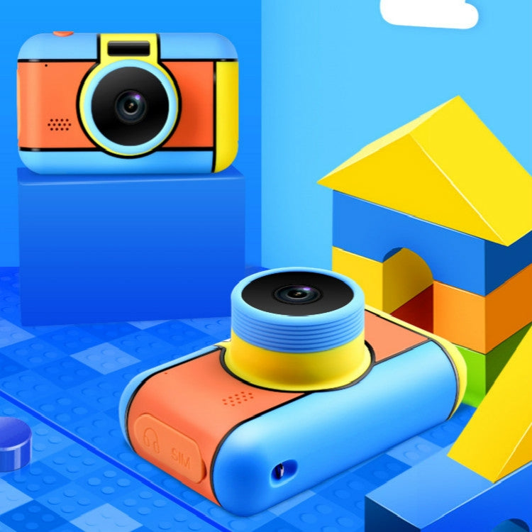 Mini fotocamera digitale HD per bambini con doppia lente