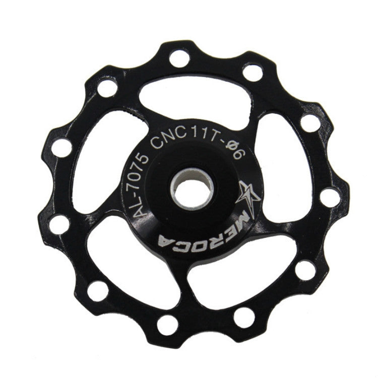 4 PCS MEROCA Cuscinetti In Metallo Mountain Bike Bici Da Strada Deragliatore Posteriore Ruota Guida 11T/13T Ruota Guida, 11T Black, 13T Black, 11T Red, 13T Red, 11T Blue, 13T Blue, 11T Purple, 13T Purple, 11T Silver, 13T Silver                         ...