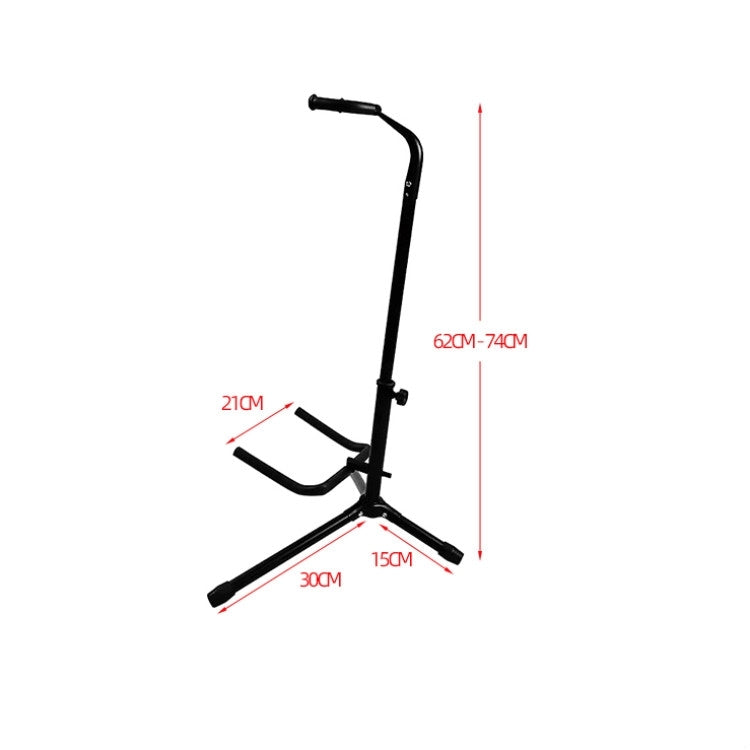 Supporto per chitarra verticale singolo pieghevole, Single Vertical Guitar Stand