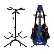 Treppiede Supporto per chitarra con regolazione dell'altezza a tre teste, Three-head Guitar Stand