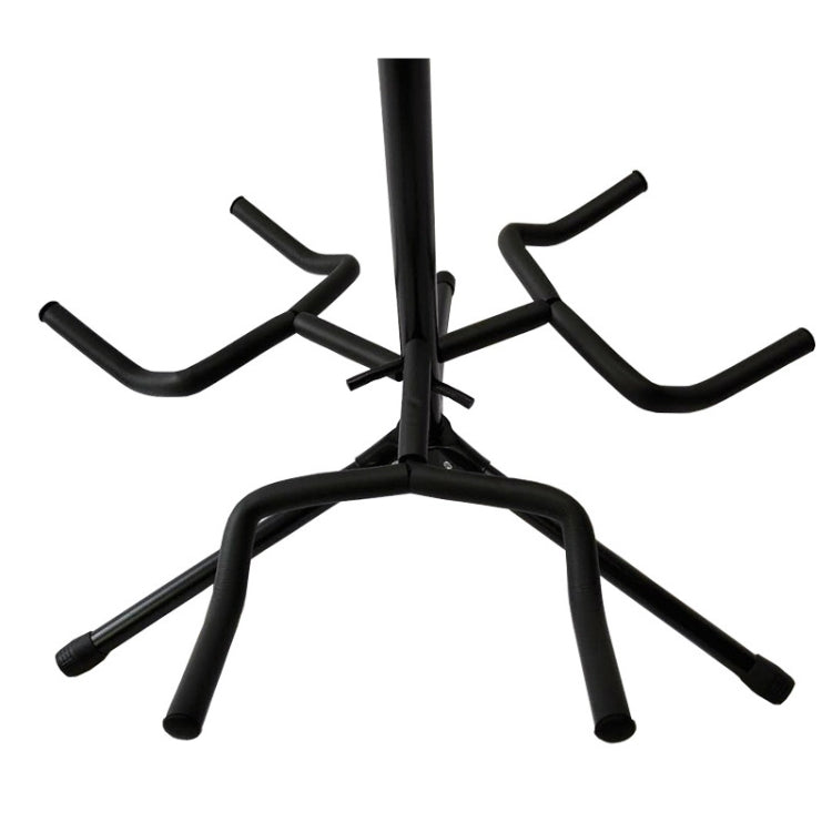 Treppiede Supporto per chitarra con regolazione dell'altezza a tre teste, Three-head Guitar Stand