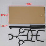 Treppiede Supporto per chitarra con regolazione dell'altezza a tre teste, Three-head Guitar Stand