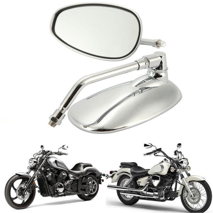 1 paio di accessori per auto elettriche per moto, specchietto retrovisore con placcatura in asta di ferro, HSJ