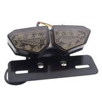Fanale posteriore a LED modificato multifunzione per moto con luce integrata di freno e sterzo, Brake And Steering Integrated Light
