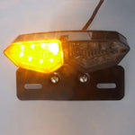 Fanale posteriore a LED modificato multifunzione per moto con luce integrata di freno e sterzo, Brake And Steering Integrated Light