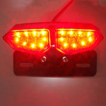 Fanale posteriore a LED modificato multifunzione per moto con luce integrata di freno e sterzo, Brake And Steering Integrated Light