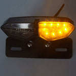 Fanale posteriore a LED modificato multifunzione per moto con luce integrata di freno e sterzo, Brake And Steering Integrated Light