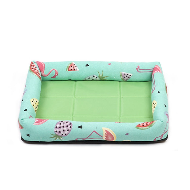 Cuccia per animali domestici con tappetino laterale non rimovibile per animali domestici estivi, S 45X35X6cm, M 53X40X6cm, L 65X55X8cm, XL 83X66X8cm