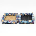 Cuccia per animali domestici con tappetino laterale non rimovibile per animali domestici estivi, S 45X35X6cm, M 53X40X6cm, L 65X55X8cm, XL 83X66X8cm