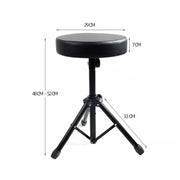 Panca universale per strumenti musicali con staffa in metallo, sgabello rotondo, Lift Round Stool