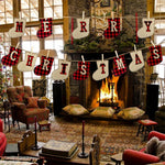 Banner natalizio BUON NATALE Decorazione natalizia Bandiera Ciondolo natalizio, MERRY CHRISTMAS Flag