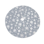 Decorazioni natalizie Gonna per albero di fiocchi di neve Decorazione per accessori per albero di Natale, Snowflake Tree Skirt