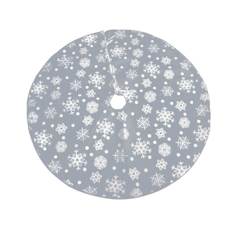 Decorazioni natalizie Gonna per albero di fiocchi di neve Decorazione per accessori per albero di Natale, Snowflake Tree Skirt