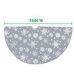 Decorazioni natalizie Gonna per albero di fiocchi di neve Decorazione per accessori per albero di Natale, Snowflake Tree Skirt