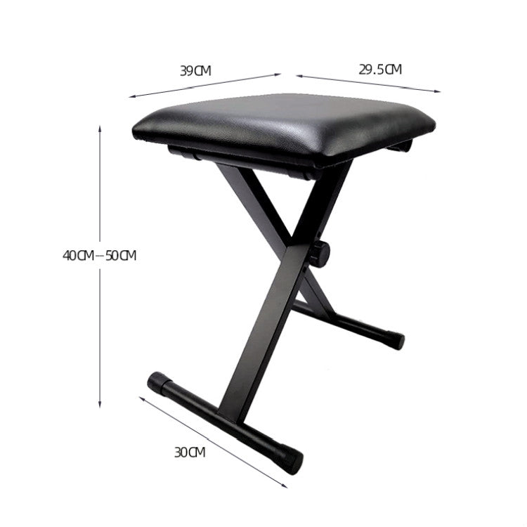 Panca pieghevole sollevabile a forma di X per strumenti musicali, X-shaped Liftable Bench