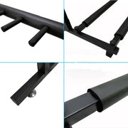 Mensola espositiva per chitarra lunga pieghevole in metallo, Three Racks, Five Racks, Seven Racks, Nine Racks