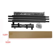 Mensola espositiva per chitarra lunga pieghevole in metallo, Three Racks, Five Racks, Seven Racks, Nine Racks