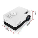 Proiettore LED portatile Mini HD 1080P con telecomando