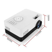 Proiettore LED portatile S261/J16 Home Mini HD 1080P, supporto scheda TF/disco AV/U, US Plug, EU Plug, UK Plug, AU Plug