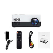 Proiettore LED portatile S261/J16 Home Mini HD 1080P, supporto scheda TF/disco AV/U, US Plug, EU Plug, UK Plug, AU Plug