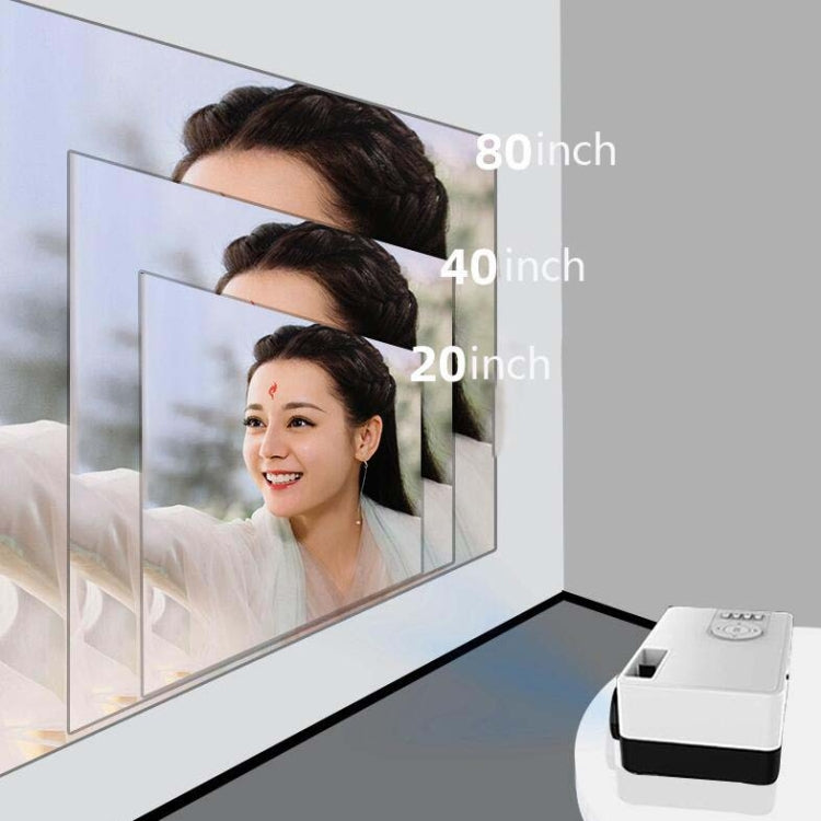Proiettore LED portatile Mini HD 1080P con telecomando