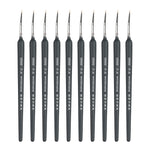 WeiZhuang Hook Line Pen Pittura Acquerello dipinto a mano Lupo Menta Hook Line Pen Pittura Tratto Pennello a linea sottile, 10 PCS 00000 Dark Blue, 10 PCS 000 Dark Blue, 10 PCS 00 Dark Blue, 10 PCS 0 Dark Blue, 10 PCS 1 Dark Blue, 10 PCS 2 Dark Blue   ...
