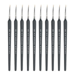 WeiZhuang Hook Line Pen Pittura Acquerello dipinto a mano Lupo Menta Hook Line Pen Pittura Tratto Pennello a linea sottile, 10 PCS 00000 Dark Blue, 10 PCS 000 Dark Blue, 10 PCS 00 Dark Blue, 10 PCS 0 Dark Blue, 10 PCS 1 Dark Blue, 10 PCS 2 Dark Blue   ...
