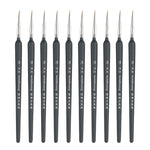 WeiZhuang Hook Line Pen Pittura Acquerello dipinto a mano Lupo Menta Hook Line Pen Pittura Tratto Pennello a linea sottile, 10 PCS 00000 Dark Blue, 10 PCS 000 Dark Blue, 10 PCS 00 Dark Blue, 10 PCS 0 Dark Blue, 10 PCS 1 Dark Blue, 10 PCS 2 Dark Blue   ...