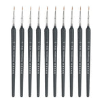 WeiZhuang Hook Line Pen Pittura Acquerello dipinto a mano Lupo Menta Hook Line Pen Pittura Tratto Pennello a linea sottile, 10 PCS 00000 Dark Blue, 10 PCS 000 Dark Blue, 10 PCS 00 Dark Blue, 10 PCS 0 Dark Blue, 10 PCS 1 Dark Blue, 10 PCS 2 Dark Blue   ...
