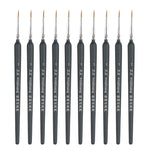 WeiZhuang Hook Line Pen Pittura Acquerello dipinto a mano Lupo Menta Hook Line Pen Pittura Tratto Pennello a linea sottile, 10 PCS 00000 Dark Blue, 10 PCS 000 Dark Blue, 10 PCS 00 Dark Blue, 10 PCS 0 Dark Blue, 10 PCS 1 Dark Blue, 10 PCS 2 Dark Blue   ...