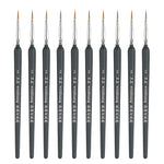 WeiZhuang Hook Line Pen Pittura Acquerello dipinto a mano Lupo Menta Hook Line Pen Pittura Tratto Pennello a linea sottile, 10 PCS 00000 Dark Blue, 10 PCS 000 Dark Blue, 10 PCS 00 Dark Blue, 10 PCS 0 Dark Blue, 10 PCS 1 Dark Blue, 10 PCS 2 Dark Blue   ...