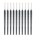 WeiZhuang Hook Line Pen Pittura Acquerello dipinto a mano Lupo Menta Hook Line Pen Pittura Tratto Pennello a linea sottile, 10 PCS 00000 Dark Blue, 10 PCS 000 Dark Blue, 10 PCS 00 Dark Blue, 10 PCS 0 Dark Blue, 10 PCS 1 Dark Blue, 10 PCS 2 Dark Blue   ...