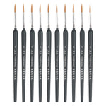 WeiZhuang Hook Line Pen Pittura Acquerello dipinto a mano Lupo Menta Hook Line Pen Pittura Tratto Pennello a linea sottile, 10 PCS 00000 Dark Blue, 10 PCS 000 Dark Blue, 10 PCS 00 Dark Blue, 10 PCS 0 Dark Blue, 10 PCS 1 Dark Blue, 10 PCS 2 Dark Blue   ...