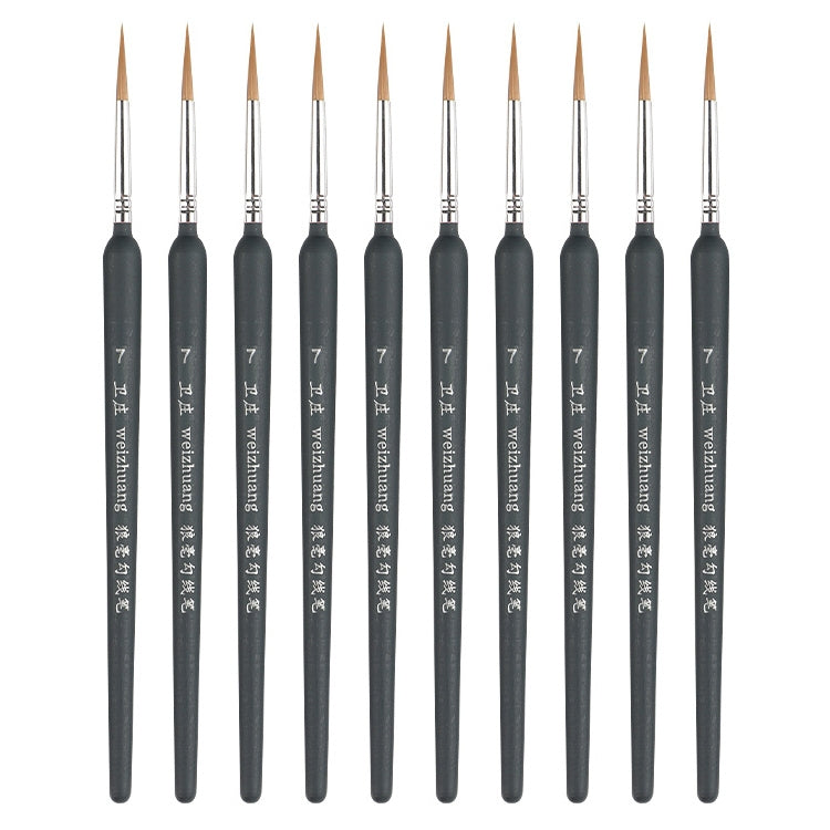 WeiZhuang Hook Line Pen Pittura Acquerello dipinto a mano Lupo Menta Hook Line Pen Pittura Tratto Pennello a linea sottile, 10 PCS 00000 Dark Blue, 10 PCS 000 Dark Blue, 10 PCS 00 Dark Blue, 10 PCS 0 Dark Blue, 10 PCS 1 Dark Blue, 10 PCS 2 Dark Blue   ...