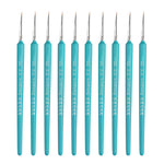 WeiZhuang Hook Line Pen Pittura Acquerello dipinto a mano Lupo Menta Hook Line Pen Pittura Tratto Pennello a linea sottile, 10 PCS 00000 Dark Blue, 10 PCS 000 Dark Blue, 10 PCS 00 Dark Blue, 10 PCS 0 Dark Blue, 10 PCS 1 Dark Blue, 10 PCS 2 Dark Blue   ...