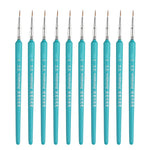 WeiZhuang Hook Line Pen Pittura Acquerello dipinto a mano Lupo Menta Hook Line Pen Pittura Tratto Pennello a linea sottile, 10 PCS 00000 Dark Blue, 10 PCS 000 Dark Blue, 10 PCS 00 Dark Blue, 10 PCS 0 Dark Blue, 10 PCS 1 Dark Blue, 10 PCS 2 Dark Blue   ...