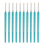 WeiZhuang Hook Line Pen Pittura Acquerello dipinto a mano Lupo Menta Hook Line Pen Pittura Tratto Pennello a linea sottile, 10 PCS 00000 Dark Blue, 10 PCS 000 Dark Blue, 10 PCS 00 Dark Blue, 10 PCS 0 Dark Blue, 10 PCS 1 Dark Blue, 10 PCS 2 Dark Blue   ...