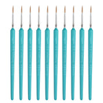 WeiZhuang Hook Line Pen Pittura Acquerello dipinto a mano Lupo Menta Hook Line Pen Pittura Tratto Pennello a linea sottile, 10 PCS 00000 Dark Blue, 10 PCS 000 Dark Blue, 10 PCS 00 Dark Blue, 10 PCS 0 Dark Blue, 10 PCS 1 Dark Blue, 10 PCS 2 Dark Blue   ...