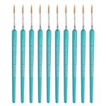 WeiZhuang Hook Line Pen Pittura Acquerello dipinto a mano Lupo Menta Hook Line Pen Pittura Tratto Pennello a linea sottile, 10 PCS 00000 Dark Blue, 10 PCS 000 Dark Blue, 10 PCS 00 Dark Blue, 10 PCS 0 Dark Blue, 10 PCS 1 Dark Blue, 10 PCS 2 Dark Blue   ...