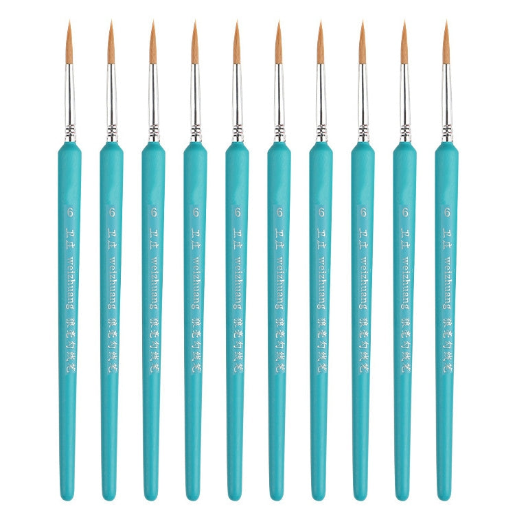 WeiZhuang Hook Line Pen Pittura Acquerello dipinto a mano Lupo Menta Hook Line Pen Pittura Tratto Pennello a linea sottile, 10 PCS 00000 Dark Blue, 10 PCS 000 Dark Blue, 10 PCS 00 Dark Blue, 10 PCS 0 Dark Blue, 10 PCS 1 Dark Blue, 10 PCS 2 Dark Blue   ...