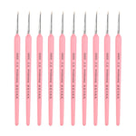 WeiZhuang Hook Line Pen Pittura Acquerello dipinto a mano Lupo Menta Hook Line Pen Pittura Tratto Pennello a linea sottile, 10 PCS 00000 Pink, 10 PCS 000 Pink, 10 PCS 00 Pink, 10 PCS 0 Pink, 10 PCS 1 Pink, 10 PCS 2 Pink, 10 PCS 3 Pink, 10 PCS 4 Pink   ...